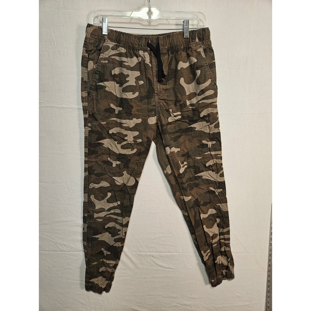 Hollywood The Jean People Womens Camo Ripstop Jogger Pants Small Green 24HXP0707